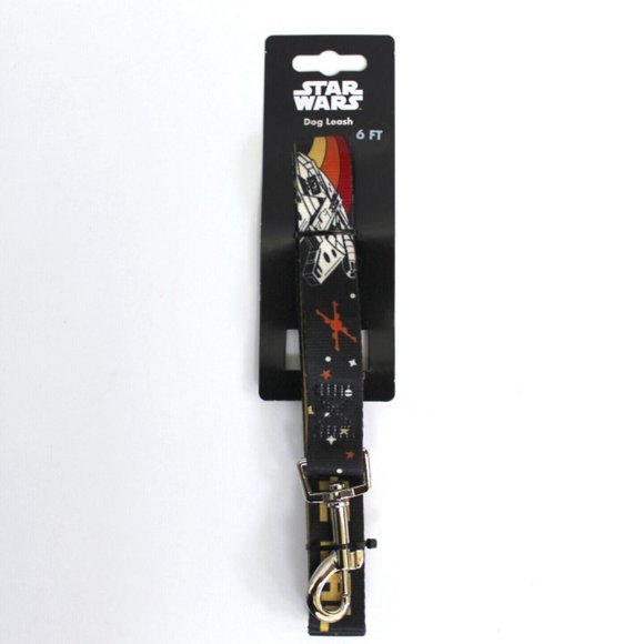 Disney Star Wars "BEST DOG IN THE GALAXY" Dog Leash 6 ft - Multicolors - Picture 1 of 3